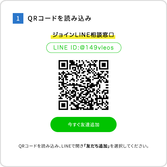 QRコードを読み込み